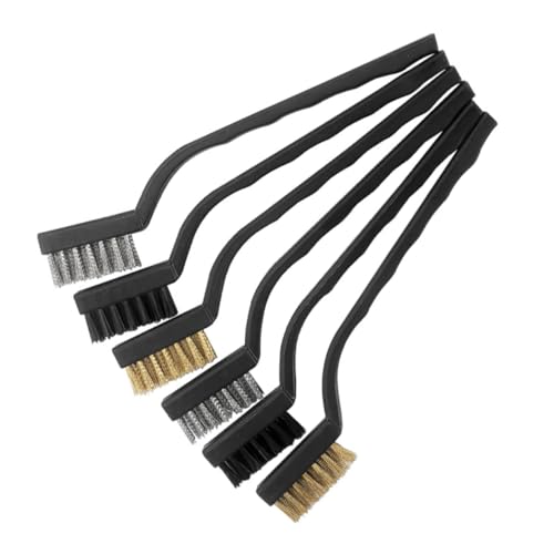 KOMBIUDA 3 Sätze Flaschenbürsten mit Langem Nylongriff Edelstahlkern Robust und Multifunktional für Milchflaschen Tassen und Küchenspülen Inklusive Silber Gold und Schwarz Praktische von KOMBIUDA