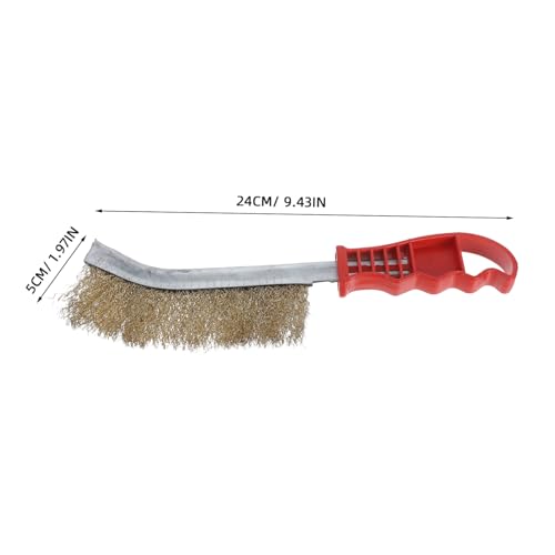 KOMBIUDA 3 Stück Teiliges Grillbürsten Langem Griff Industrielle Edelstahl drahtbürste Rostentfernend Robust und Ergonomisch für BBQ Grill Außenbereich und Küchenreinigung von KOMBIUDA