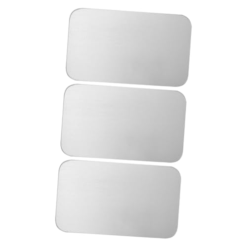 KOMBIUDA 3 Stück Teiliges Kühlbrett aus Aluminium für Hamster und Kleine Nager Langlebige Hautfreundliche Schlafmatte und Sommerbett Einfach zu Reinigen für Kaninchen und Meerschweinchen von KOMBIUDA