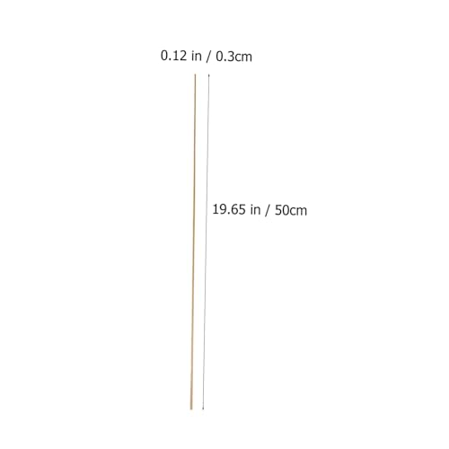 KOMBIUDA 3 Stück Teiliges Verschiedene Leichte Robuste Rundstäbe für DIY bastelarbeiten Handliche Verarbeitete Metallstäbe zum Schneiden und Basteln von KOMBIUDA