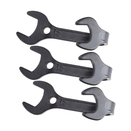 KOMBIUDA 3 Stück Vintage Wandhaken Teilig Schraubenschlüssel Design Industrie Stil Garderobenhaken aus Robustem Metall Multifunktionale Wandhalterung für Kleidung Hüte Schals Bad und Küche von KOMBIUDA