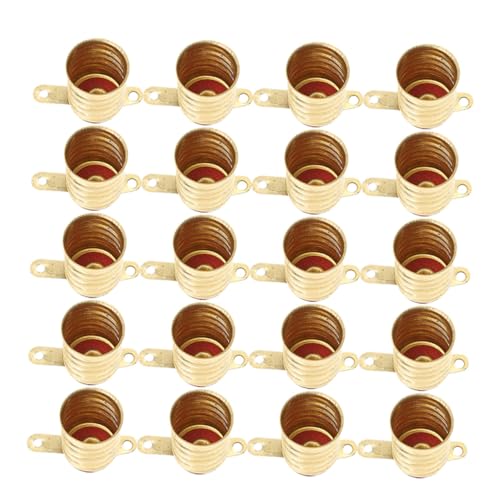 KOMBIUDA 30stücke Lampenfassung Kupfer Led Fassung Für Heimexperiment Schaltung Elektrisches Testzubehör Mini Glühbirnensockel KOMBIUDA 30stücke Lampenfassung Kupfer Led Fassung Für Heimexperiment Schaltung Elektrisches Testzubehör Mini Glühbirnensockel von KOMBIUDA