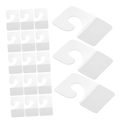 KOMBIUDA 350 Stück Selbstklebende PVC Aufhängehaken mit Schlitzloch Transparent Robuste Klebehaken für Preisschilder und Ladenauslagen Ohne Rückstände Abnehmbar und Platzsparend von KOMBIUDA