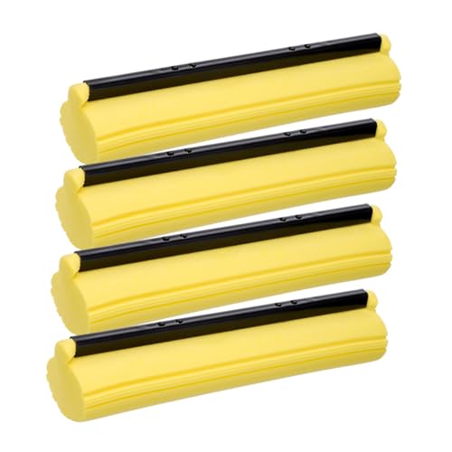 KOMBIUDA 4 Stück Pva Mop Ersatzköpfe Schnell Trocknend Langlebig Hochsaugfähig für Garten Küche Bad Bodenreinigung von KOMBIUDA