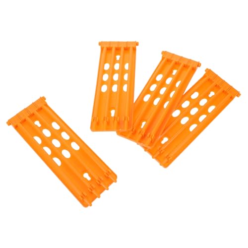 KOMBIUDA 4 Stück Teiliges Kunststoff Tauben Fußringhalter Stabile Vogelbeinbandanzeige Organisator Für Taubentraining und Identifikation Vogelzubehör von KOMBIUDA