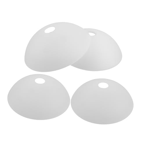 KOMBIUDA 4 Stück Teiliges PVC Lampenschirme Halbrund Cremefarben Sanftes Licht Diffundierend Minimalistisches Design Ersatz für Pendelleuchten Geeignet für Wohnzimmer Schlafzimmer Moderne KOMBIUDA 4 Stück Teiliges PVC Lampenschirme Halbrund Cremefarben Sanftes Licht Diffundierend Minimalistisches Design Ersatz für Pendelleuchten Geeignet für Wohnzimmer Schlafzimmer Moderne von KOMBIUDA