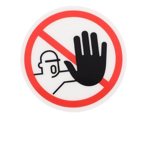 KOMBIUDA 4 Stück Teiliges Selbstklebendes Nicht Berühren Sicherheitszeichen für Geräte Schutz Aufkleber Geeignet für Innen Außenbereiche Metall Glas Stahl KOMBIUDA 4 Stück Teiliges Selbstklebendes Nicht Berühren Sicherheitszeichen für Geräte Schutz Aufkleber Geeignet für Innen Außenbereiche Metall Glas Stahl von KOMBIUDA