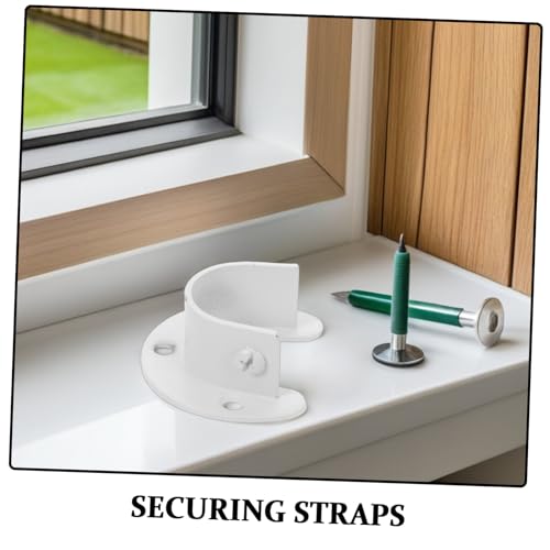 KOMBIUDA 4 Stück Teiliges U-förmige Garderobenstangenhalter aus Rostfreiem Stahl Heavy Duty Duschstangenhalter und Kleiderschrankrohrhalter für Feuchtigkeitsbeständig und Stabil KOMBIUDA 4 Stück Teiliges U-förmige Garderobenstangenhalter aus Rostfreiem Stahl Heavy Duty Duschstangenhalter und Kleiderschrankrohrhalter für Feuchtigkeitsbeständig und Stabil von KOMBIUDA