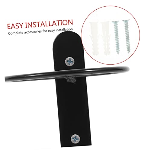 KOMBIUDA 4 Stück Teiliges Wand Weinflaschenhalter aus Metall Einzelner Flaschenhalter zur Wandmontage Stabiler Weinregal Organizer für Küche und Bar Platzsparende Weinflaschenaufbewahrung von KOMBIUDA