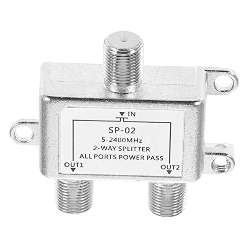 KOMBIUDA 5 Stück Kabel Splitter für Kabel Tv Hochgeschwindigkeitsinternet Kompatibel mit Catv Systemen Einfach zu Montieren Robust Langlebig KOMBIUDA 5 Stück Kabel Splitter für Kabel Tv Hochgeschwindigkeitsinternet Kompatibel mit Catv Systemen Einfach zu Montieren Robust Langlebig von KOMBIUDA