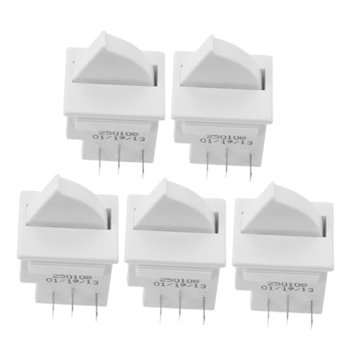 KOMBIUDA 5 Stück Pin Kühlschrank Tür Lichtschalter Momentaner Türkontaktschalter für Gefrierschrank Automatische Lichtsteuerung Einfache Installation Kompatibel mit Meisten von KOMBIUDA