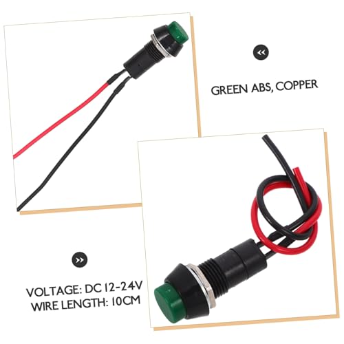 KOMBIUDA 5 Stück Teiliges Selbstsperrender Momentary Push Button Schalter Rund Dc Kfz Kompatibel Kupfer Abs Material Vielseitig Einsetzbar für Fahrzeugsteuerungen KOMBIUDA 5 Stück Teiliges Selbstsperrender Momentary Push Button Schalter Rund Dc Kfz Kompatibel Kupfer Abs Material Vielseitig Einsetzbar für Fahrzeugsteuerungen von KOMBIUDA