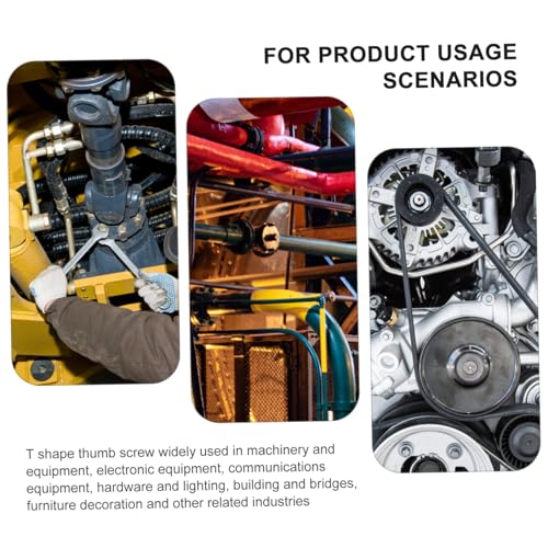 KOMBIUDA 5 Stück Teiliges T förmige Daumenschrauben Außensechskant Schrauben Schnellverschluss Klemmschrauben aus Abs und Edelstahl Vielseitig für Maschinen Elektronik Beleuchtung und KOMBIUDA 5 Stück Teiliges T förmige Daumenschrauben Außensechskant Schrauben Schnellverschluss Klemmschrauben aus Abs und Edelstahl Vielseitig für Maschinen Elektronik Beleuchtung und von KOMBIUDA