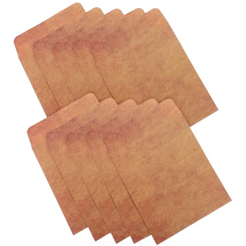 KOMBIUDA 50 Stck Vintage Briefumschläge aus Braunem Kraftpapier Kleine Papierkuverts für Samenaufbewahrung Vielseitige Pflanzensamen Umschläge Robust und Praktisch für Kleine Gegenstände von KOMBIUDA
