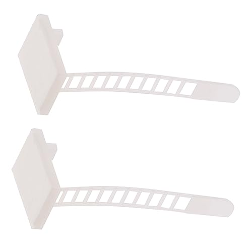 KOMBIUDA 50 Stück Kabelclips aus Nylon mit Selbstklebender Rückseite Verstellbare Kabelhalter für Effektives Kabelmanagement Geeignet für Schreibtische und Haushalte von KOMBIUDA
