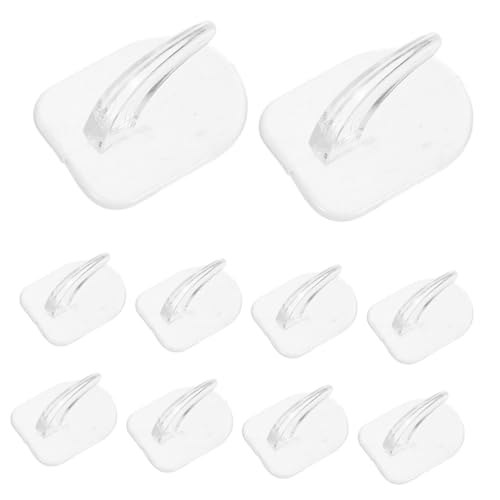KOMBIUDA 50 Stück Mini Klebehaken aus Kunststoff Selbstklebende Nahtlose Wiederverwendbare Wandhaken ohne Bohren Stark Haftende Kleine Haken für Bilderrahmen Kleidung und Haushalt KOMBIUDA 50 Stück Mini Klebehaken aus Kunststoff Selbstklebende Nahtlose Wiederverwendbare Wandhaken ohne Bohren Stark Haftende Kleine Haken für Bilderrahmen Kleidung und Haushalt von KOMBIUDA