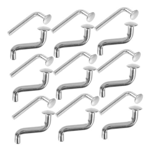 KOMBIUDA 50stücke Zubehör Für Palettenregale Sicherungsstifte S- Palettenregalstifte Und Schrauben Regalklammern Für Lagerregale Und Garagenzubehör von KOMBIUDA