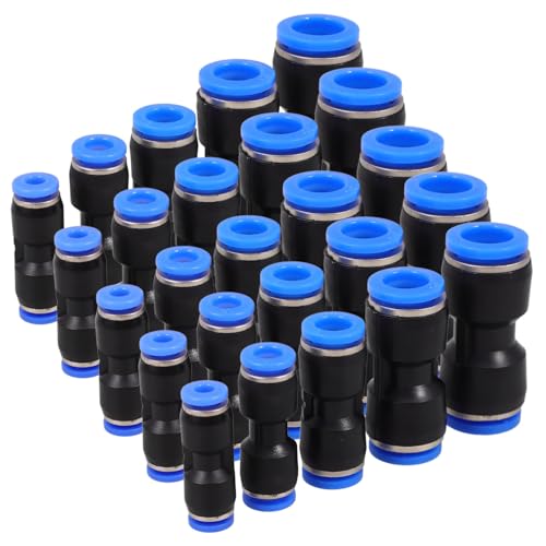 KOMBIUDA 50 Stück Teiliges Luftschlauch Steckverbinder Kupfer Abs Pneumatik Schnellkupplung Push to connect Fittings für Druckluftschläuche Einfache Montage und Schnelle Verbindung KOMBIUDA 50 Stück Teiliges Luftschlauch Steckverbinder Kupfer Abs Pneumatik Schnellkupplung Push to connect Fittings für Druckluftschläuche Einfache Montage und Schnelle Verbindung von KOMBIUDA