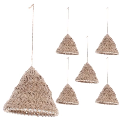 KOMBIUDA 6 Stück Boho Lampenschirme aus Geflochtenem Seil Handgefertigte Nordische Hängelampe Kreative Vintage-lichtabdeckung für Wohnzimmer Schlafzimmer und Gastronomiebereiche KOMBIUDA 6 Stück Boho Lampenschirme aus Geflochtenem Seil Handgefertigte Nordische Hängelampe Kreative Vintage-lichtabdeckung für Wohnzimmer Schlafzimmer und Gastronomiebereiche von KOMBIUDA