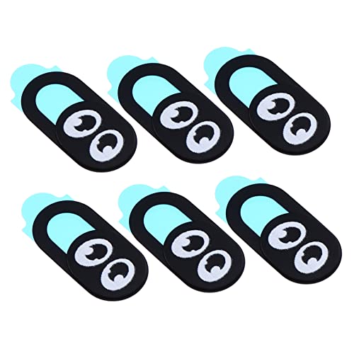 KOMBIUDA 6er-Pack Webcam-Abdeckung Für Laptop-Kamera Sichtschutz-Aufkleber Webcam-Schutz Installieren Abnehmbar Zum Hacken Und Peeping Selbstklebende Rückseite Für von KOMBIUDA