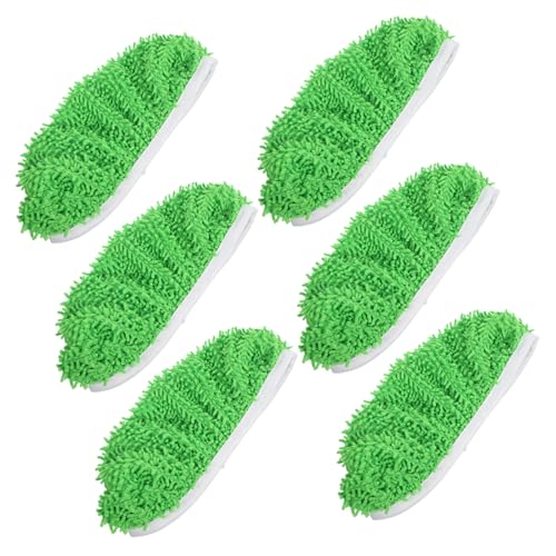 KOMBIUDA 6 Stück Teiliges Waschbare Mikrofaser Mop-pads Wiederverwendbare Feucht Trocken-wischbezüge Schonend für Parkett Marmor Fliesen Kompatibel mit Swiffer Bodenwischern KOMBIUDA 6 Stück Teiliges Waschbare Mikrofaser Mop-pads Wiederverwendbare Feucht Trocken-wischbezüge Schonend für Parkett Marmor Fliesen Kompatibel mit Swiffer Bodenwischern von KOMBIUDA