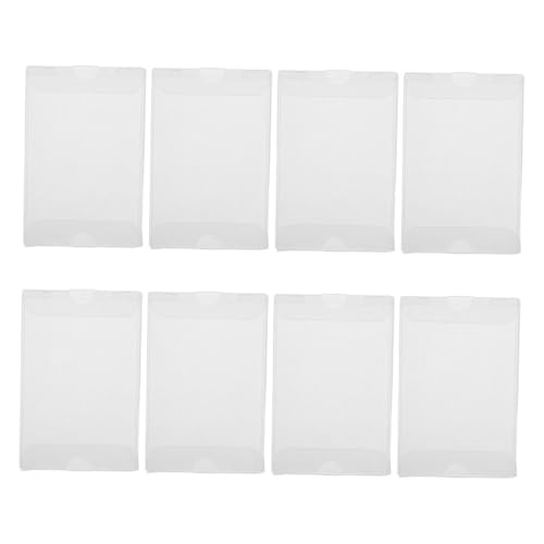 KOMBIUDA 8stücke Kassettenhüllen Aus Transparentem PVC Aufbewahrungsbox Für Musikaufnahmen Organizer Für Leere Kassetten Zum Schutz Ihrer Sammlung von KOMBIUDA