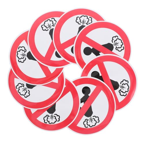 KOMBIUDA 8 Stück Teiliges Reflektierende Autoaufkleber Nicht Furzen Erlaubt Lustige Bumper Sticker für Fahrzeugfenster Motorrad und Türdekor Fördert Höfliches Verhalten in Öffentlichen KOMBIUDA 8 Stück Teiliges Reflektierende Autoaufkleber Nicht Furzen Erlaubt Lustige Bumper Sticker für Fahrzeugfenster Motorrad und Türdekor Fördert Höfliches Verhalten in Öffentlichen von KOMBIUDA