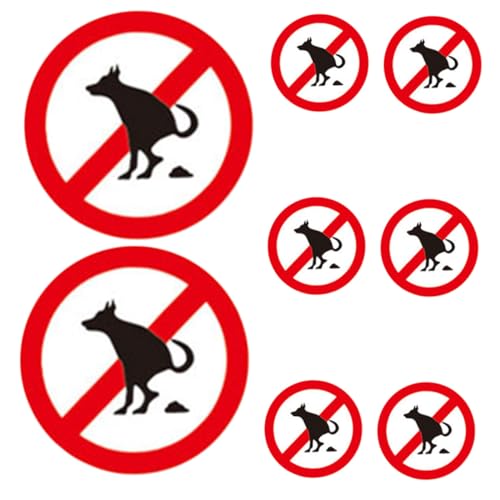 KOMBIUDA 8 Stück Wasserfeste Hundekot Verbot Aufkleber Lustiges Warnschild für Garten Außenbereich Umweltfreundlich Langlebig Klare Mitteilung zur Hundekotprävention KOMBIUDA 8 Stück Wasserfeste Hundekot Verbot Aufkleber Lustiges Warnschild für Garten Außenbereich Umweltfreundlich Langlebig Klare Mitteilung zur Hundekotprävention von KOMBIUDA
