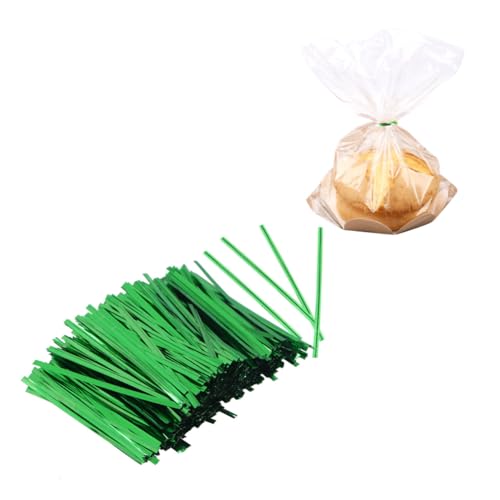 KOMBIUDA 800 Stücke Für Bunte Party Hochzeit Tasche Krawatten Brot Metallic Grün Geburtstag Candy cm von KOMBIUDA