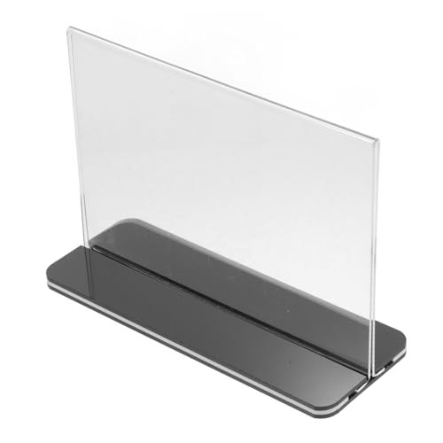 KOMBIUDA Acrylkarte Ausstellungsstand Kartenhalter stehen Hochzeit Klarer Ständer für die Präsentation Klarer Zeichenhalter mit Werbeständer Menüständer für Tische Acryl-Display Transparent KOMBIUDA Acrylkarte Ausstellungsstand Kartenhalter stehen Hochzeit Klarer Ständer für die Präsentation Klarer Zeichenhalter mit Werbeständer Menüständer für Tische Acryl-Display Transparent von KOMBIUDA