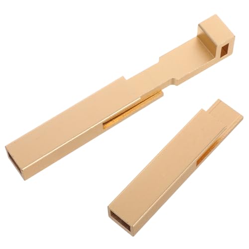 KOMBIUDA Aluminiumlegierung Türriegel Schiebetür Haustiertürschloss Door Lock Sicherheitsschloss für Badezimmer Garage Fenster Robust Langlebig Einfach zu Bedienen von KOMBIUDA