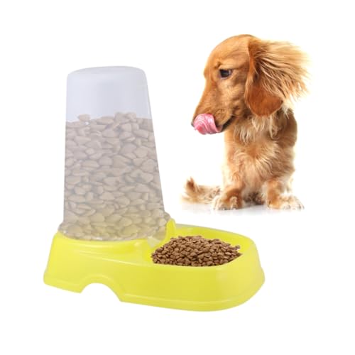 KOMBIUDA Automatischer Futtereimer klein Tierfutterspender für Katzen Fütterung Automatische Hundefutterautomat Futterautomat für Katzen Futterautomat für Haustiere hundefutterspender Gelb KOMBIUDA Automatischer Futtereimer klein Tierfutterspender für Katzen Fütterung Automatische Hundefutterautomat Futterautomat für Katzen Futterautomat für Haustiere hundefutterspender Gelb von KOMBIUDA