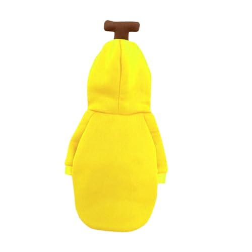 KOMBIUDA Bananen hundepullover Fleece Warm Kuschelig für Kleine bis Mittelgroße Hunde Atmungsaktive Haustierkleidung mit Lustigem Obstmotiv Einfach Anzuziehen für Herbst und Winter Alltag KOMBIUDA Bananen hundepullover Fleece Warm Kuschelig für Kleine bis Mittelgroße Hunde Atmungsaktive Haustierkleidung mit Lustigem Obstmotiv Einfach Anzuziehen für Herbst und Winter Alltag von KOMBIUDA