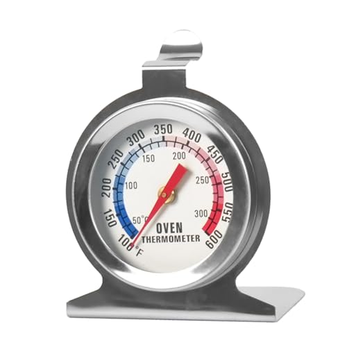 KOMBIUDA Bbq Thermometer mit Genauigkeit Kompaktes Ofenthermometer für Innenbereich Leicht Tragbar Einfache Montage für Grill Backofen und Tägliche Nutzung von KOMBIUDA