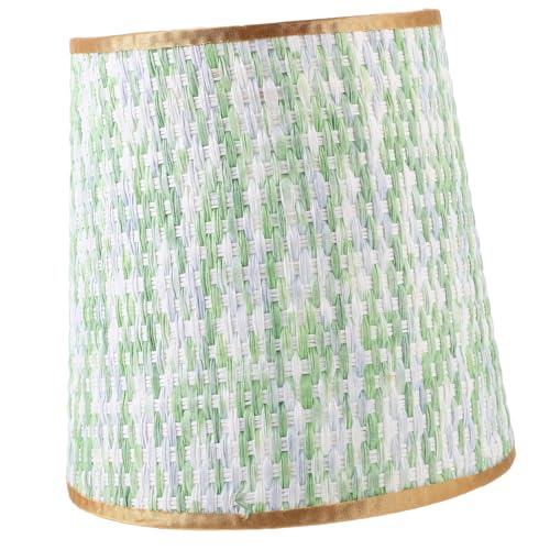 KOMBIUDA Bunter Pvc gewebter Lampenschirm Ersatzlampenschirm Leichtgewichtiger Konischer Lampenschirm für Schlafzimmer Wohnzimmer und Büro Einfache Montage und Vielseitige Verwendung von KOMBIUDA