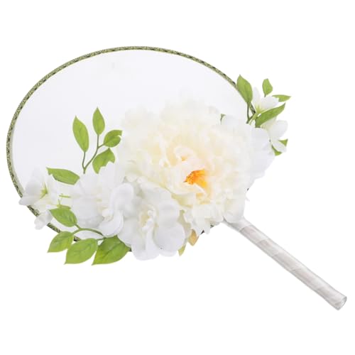 KOMBIUDA Chinesischer Runder Handfächer mit Eleganten Quasten und Realistischen Blumen Vintage Fächer für Tanzaufführungen Hochzeiten und Sommerliche Events Stilvolles Accessoire im KOMBIUDA Chinesischer Runder Handfächer mit Eleganten Quasten und Realistischen Blumen Vintage Fächer für Tanzaufführungen Hochzeiten und Sommerliche Events Stilvolles Accessoire im von KOMBIUDA