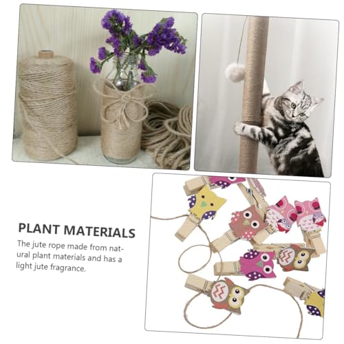 KOMBIUDA DIY Juteseil Ersatzseil für Katzenkratzsäule Stark Robust Natürlich Beige Vielseitig Handgemacht für Katzenkratzbaum Reparatur und Kreative Bastelprojekte KOMBIUDA DIY Juteseil Ersatzseil für Katzenkratzsäule Stark Robust Natürlich Beige Vielseitig Handgemacht für Katzenkratzbaum Reparatur und Kreative Bastelprojekte von KOMBIUDA