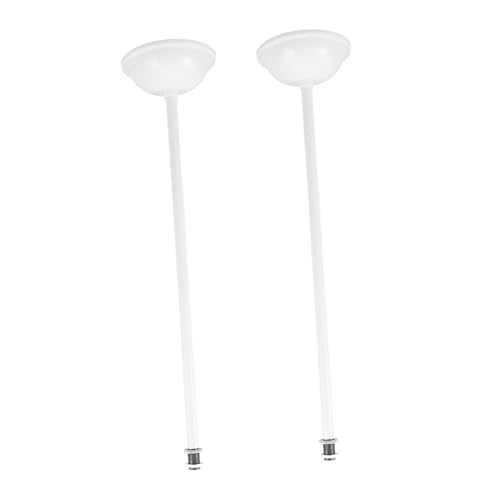 KOMBIUDA Deckenlampen Aufhängung Verstellbarer Lichtstangenadapter Weiße Eisenstange mit Kunststoffschalen für Fluoreszierende Lampen Wohnräumen und KOMBIUDA Deckenlampen Aufhängung Verstellbarer Lichtstangenadapter Weiße Eisenstange mit Kunststoffschalen für Fluoreszierende Lampen Wohnräumen und von KOMBIUDA