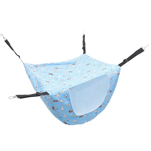 KOMBIUDA Doppelstöckige Katzenhängematte Verstellbar Atmungsaktive Katzenhängematte für Kleine Haustiere Geeignet für Kätzchen Hamster Kaninchen und Wohnungskatzen Dekoratives Katzenbett KOMBIUDA Doppelstöckige Katzenhängematte Verstellbar Atmungsaktive Katzenhängematte für Kleine Haustiere Geeignet für Kätzchen Hamster Kaninchen und Wohnungskatzen Dekoratives Katzenbett von KOMBIUDA