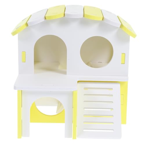 KOMBIUDA Doppelstöckiges Meerschweinchen Versteck aus Kratzfestem PVC mit Leiter Hamsterhaus für Kleintiere Langlebige Haustiervilla Verstecken Geeignet für Hamster Meerschweinchen KOMBIUDA Doppelstöckiges Meerschweinchen Versteck aus Kratzfestem PVC mit Leiter Hamsterhaus für Kleintiere Langlebige Haustiervilla Verstecken Geeignet für Hamster Meerschweinchen von KOMBIUDA