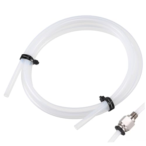 KOMBIUDA Drucker 3d Durchmesser füttern Extruder PTFE -Widerstandsschlauchschlauch PTFE-Schläuche durchsichtig Tube TPFE Schlauchrohr Polytetrafluorethylenrohr Tube Kit Rohr Weiß KOMBIUDA Drucker 3d Durchmesser füttern Extruder PTFE -Widerstandsschlauchschlauch PTFE-Schläuche durchsichtig Tube TPFE Schlauchrohr Polytetrafluorethylenrohr Tube Kit Rohr Weiß von KOMBIUDA