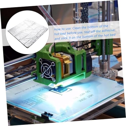 KOMBIUDA Drucker Heizbett Isoliermatte Selbstklebend Wasserfest Hitzebeständig Flexibel Schalldämmend für Hotbed Temperaturbereich KOMBIUDA Drucker Heizbett Isoliermatte Selbstklebend Wasserfest Hitzebeständig Flexibel Schalldämmend für Hotbed Temperaturbereich von KOMBIUDA