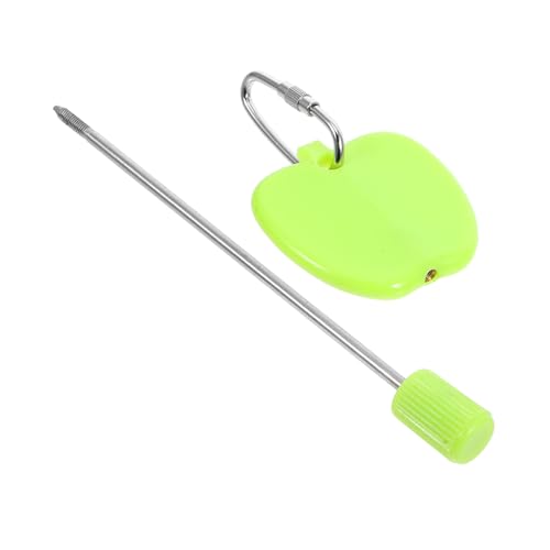 KOMBIUDA Edelstahl Papageien Obstgabel Grün Robustes Futterbesteck Vielseitig für Vogelkäfig Futterhalter Leicht zu Reinigen Vogelspielzeug Zubehör für Wellensittiche und von KOMBIUDA