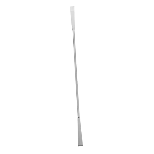 KOMBIUDA Edelstahl Spatel Doppelseitig Labor Spachtel Robust für Übertragen Vielseitig für Küche Labor Restaurant Silber KOMBIUDA Edelstahl Spatel Doppelseitig Labor Spachtel Robust für Übertragen Vielseitig für Küche Labor Restaurant Silber von KOMBIUDA