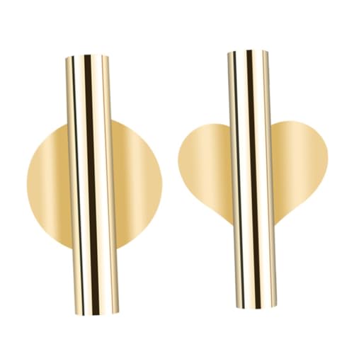KOMBIUDA 2 Stück Wandvase Metall Wand Blumen Display Rohr Goldene Röhrenvase Für Hochzeiten Partys Und Dekoration Langlebig Und Elegant KOMBIUDA 2 Stück Wandvase Metall Wand Blumen Display Rohr Goldene Röhrenvase Für Hochzeiten Partys Und Dekoration Langlebig Und Elegant von KOMBIUDA