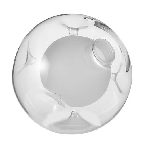 KOMBIUDA Glas Lampenschirm Ersatz Konvexe Oberfläche Hitzebeständig Transparenter Milchglas Lampenschirm Für Moderne Pendelleuchten Wohnzimmer Esszimmer von KOMBIUDA