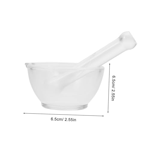 KOMBIUDA Glas mit Stößel mit Verstärktem Boden Langlebig und Stabil für Labor und Küche zum Mahlen und Zerkleinern von Kräutern und Chemikalien KOMBIUDA Glas mit Stößel mit Verstärktem Boden Langlebig und Stabil für Labor und Küche zum Mahlen und Zerkleinern von Kräutern und Chemikalien von KOMBIUDA