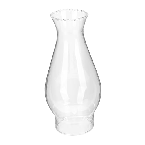 KOMBIUDA Glaszylinder Lampenschirm Ersatz für Kerosinlampe Camping Petroleumlampe Glasabdeckung Winddicht Sicher für Outdoor und Innenbereich von KOMBIUDA