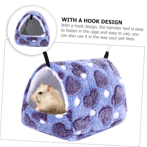 KOMBIUDA Hängende Warme Haustier hängematte mit Haken Kuscheliges Kleines Winterbett für Hamster Ratten Meerschweinchen und Kleintiere Waschbares Platzsparendes Schlafhaus für Käfige KOMBIUDA Hängende Warme Haustier hängematte mit Haken Kuscheliges Kleines Winterbett für Hamster Ratten Meerschweinchen und Kleintiere Waschbares Platzsparendes Schlafhaus für Käfige von KOMBIUDA