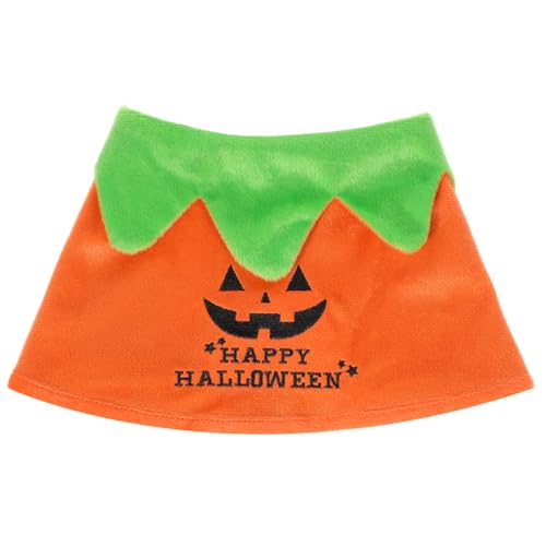 KOMBIUDA Halloween Haustier Hundemantel Bestickter Doppelseitiger Umhang Angenehmes Material für Wärme Festliches Kostüm für Party und Alltag Einfach Anzuziehen von KOMBIUDA